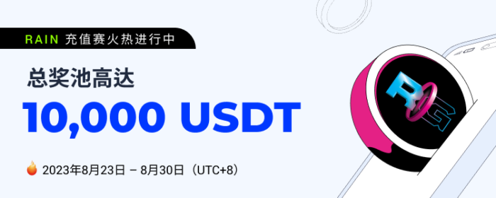 图片[1] - 火必：火币上线RAIN充值赛，奖池价值10,000 USDT